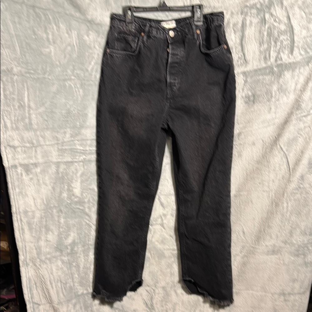 We the free womens jeans Classic Black free people Jeans size 30‎ button up